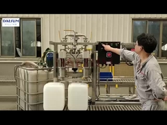 5L-20L Máquina de enchimento de líquido semiautomática de duas lanças