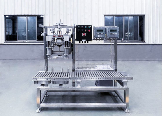 20/25/40L Máquina de enchimento de líquido semi-automático à prova de produtos químicos